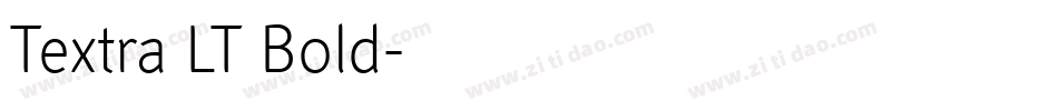 Textra LT Bold字体转换